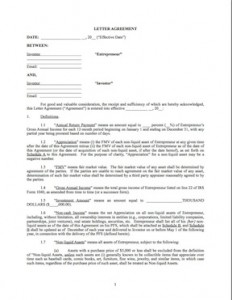 Personal Investment Contract